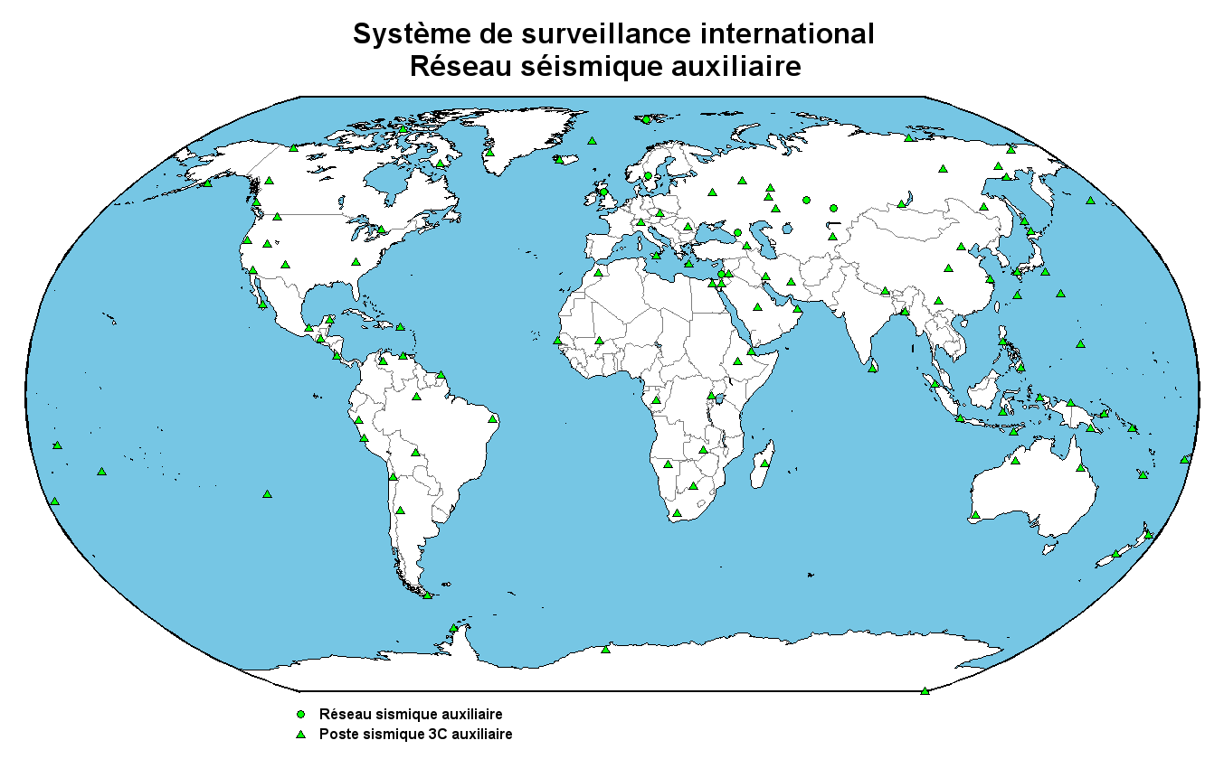 La distribution globale du réseau SSI sismique auxiliaire
